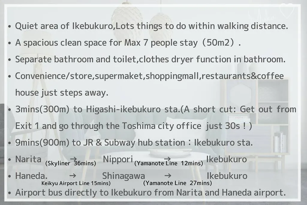 Apartmán Comma House Minami-Ikebukuro 301 Prefektura Tokio Japonsko
